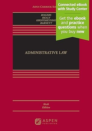 Administrative Law 6th Edition